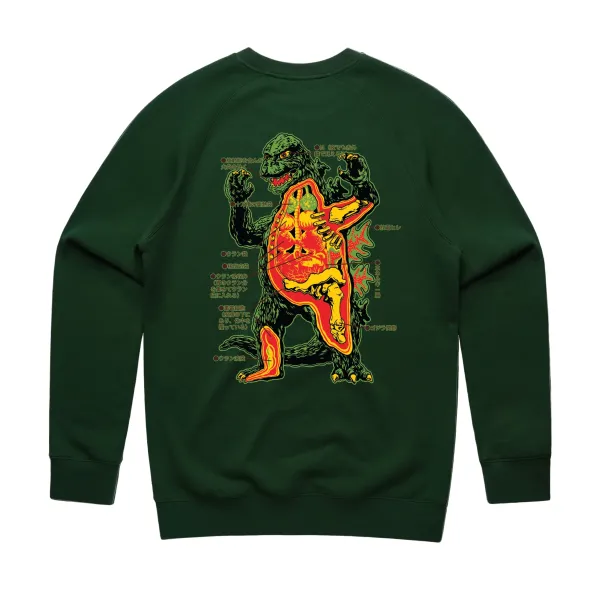 Super7 Toho Crewneck Sweatshirt - Anatomical Godzilla| Godzilla