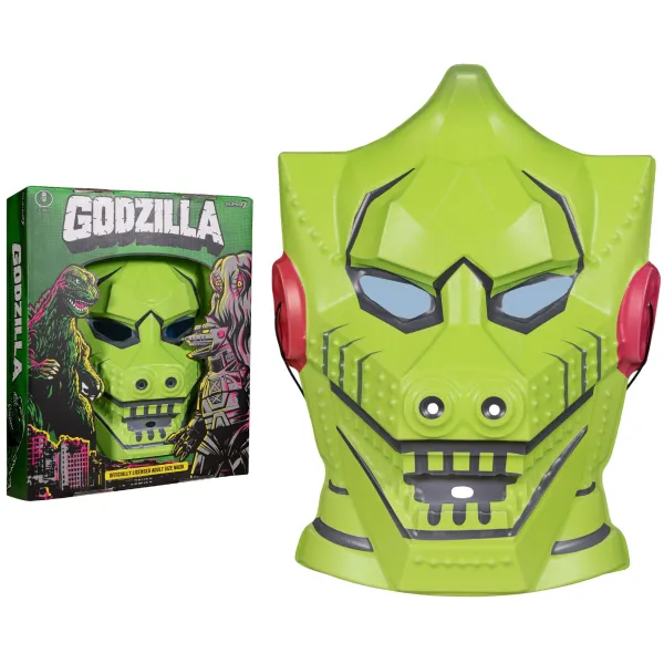 Super7 Toho Masks Set Of 3 - Mechagodzilla, Hedorah & Godzilla Glow| Godzilla
