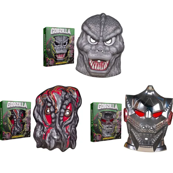 Super7 Toho Masks Wave 1 - Set Of 3| Godzilla