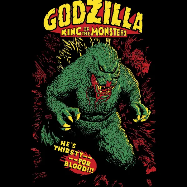 Super7 Toho T-Shirts - Bloody Godzilla| Godzilla