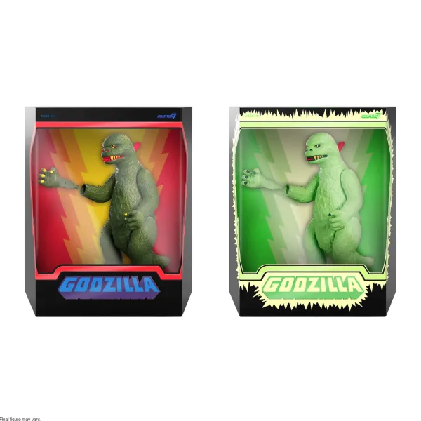Super7 Toho Ultimates! Shogun Godzilla& Shogun Godzilla Glow| Godzilla
