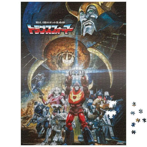 Super7 Transformers Japanese '86 Movie Poster Puzzle| Transformers