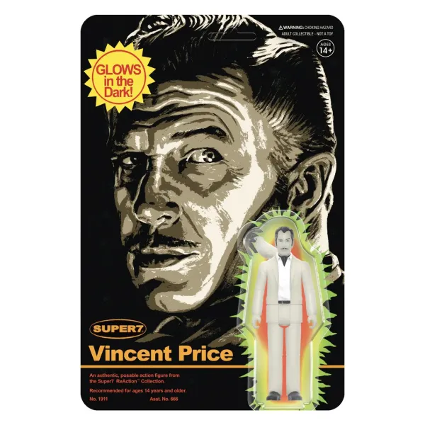 Super7 Vincent Price Reaction Figures - Vincent Price (Monster Glow)| Vincent Price